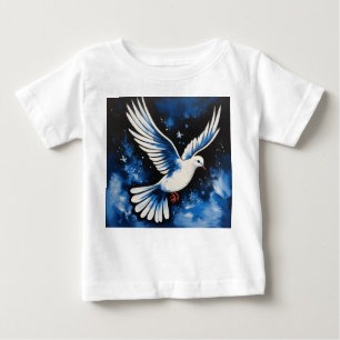 Acrylic Dove of Peace: A Symbol of Harmony Baby T-Shirt