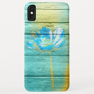 Acrylic Flower Painting on Wood Case-Mate iPhone Case