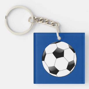 Acrylic Football Key ring