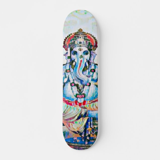 Acrylic Ganesha Indie Element Custom Pro Board Skateboard (Front)
