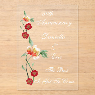Acrylic invitation 