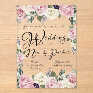 Acrylic Invitation