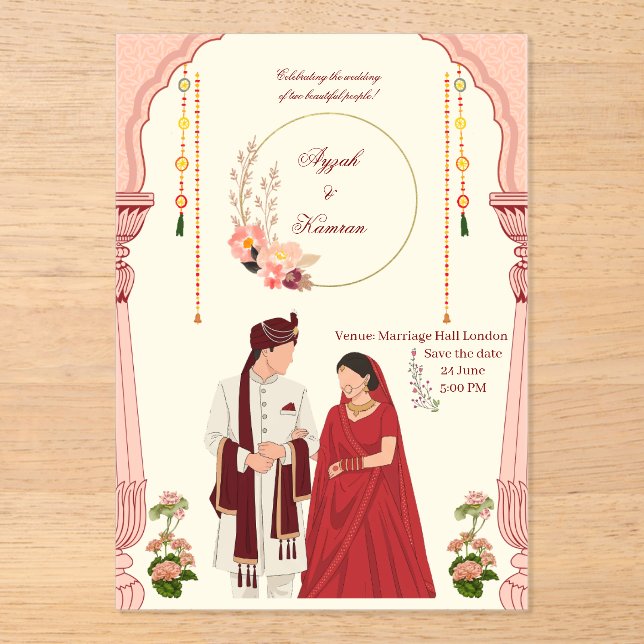 Acrylic Invitation (Front)