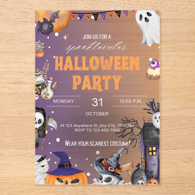 Acrylic Invitation (Front)