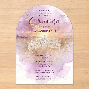 ACRYLIC INVITATIONS