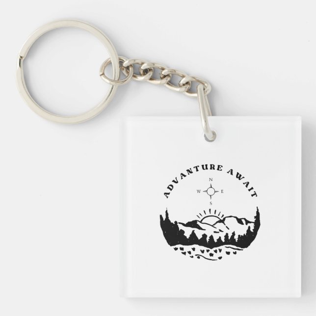 Acrylic Keychain Advanture Await (Front)