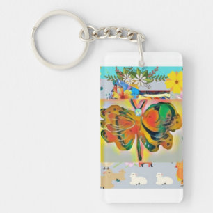 Acrylic Keychain Butterfly