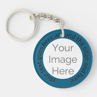 Acrylic Keychain create your own photo text