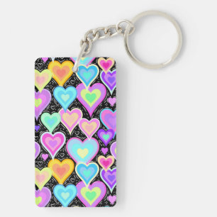 Acrylic Keychain "Hearts"