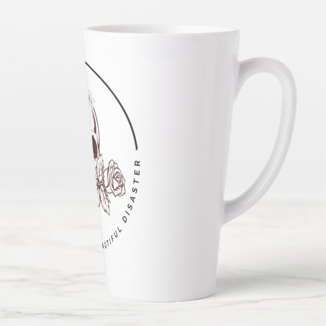 Acrylic Keychain Latte Mug (Right)
