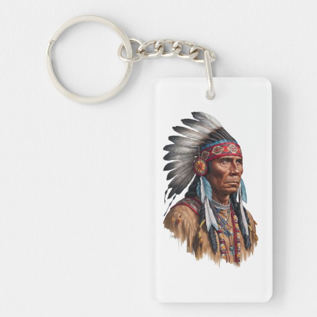 Acrylic Keychain - Native Americans (Front)