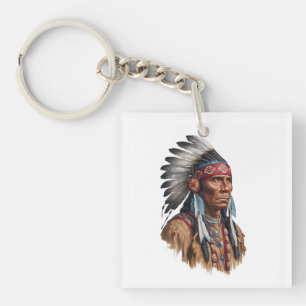 Acrylic Keychain - Native Americans