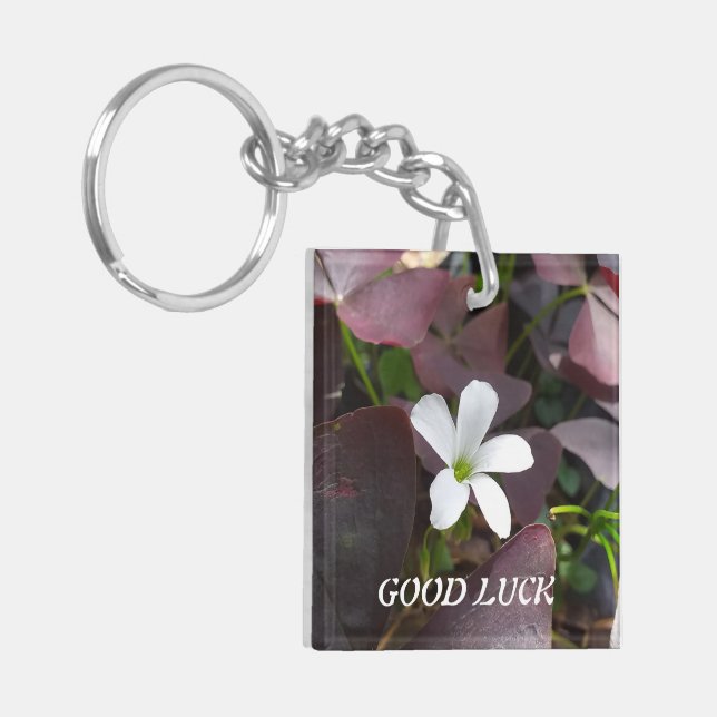Acrylic Keychain natural flowers (Front Left)