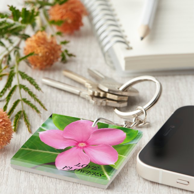 Acrylic Keychain natural flowers (Front Right)