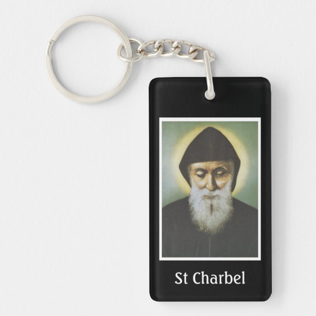 Acrylic Keychain, Rectangle (double-sided) Key Ring (Front)