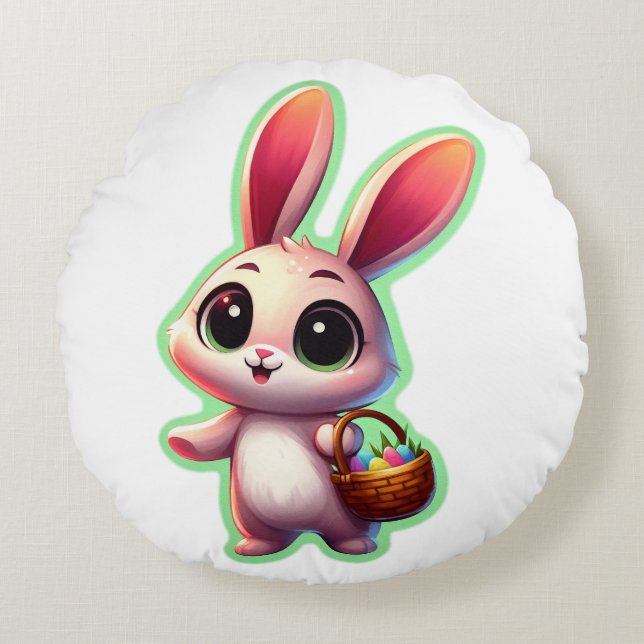 Acrylic Keychain Round Cushion (Front)