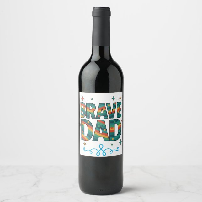 Acrylic Keychain Wine Label (Front)