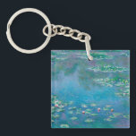 ACRYLIC KEYRING: "WATERLILIES" BY MONET KEY RING<br><div class="desc">"WATERLILIES" BY CLAUDE MONET</div>