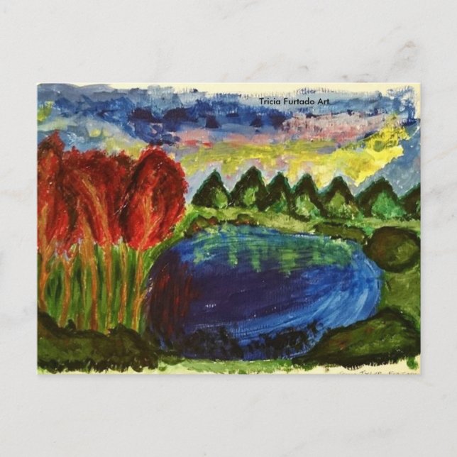 Acrylic landscape postcard (Front)