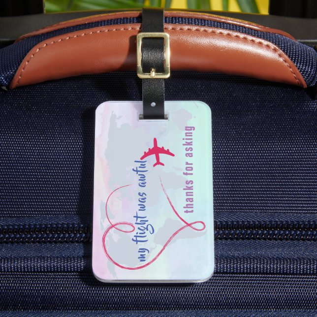 Acrylic Luggage Tag (Front Insitu 2)