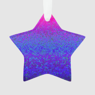 Acrylic Ornament Glitter Star Dust