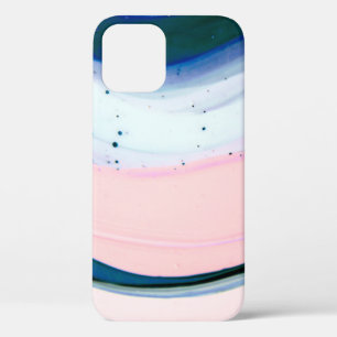 acrylic, paint, abstract. Closeup of the painting. iPhone 12 Case
