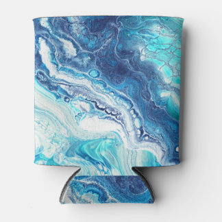 Acrylic paint, abstract colour tones can cooler