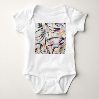 Acrylic Paint Design Element Baby Bodysuit