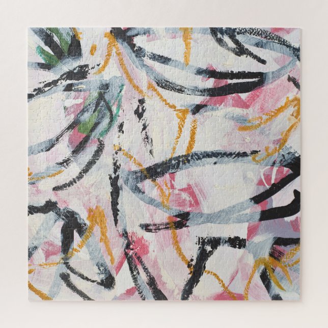 Acrylic Paint Design Element Jigsaw Puzzle (Vertical)