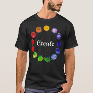 Acrylic Paint Pouring Artist Create Fluid Art Pain T-Shirt