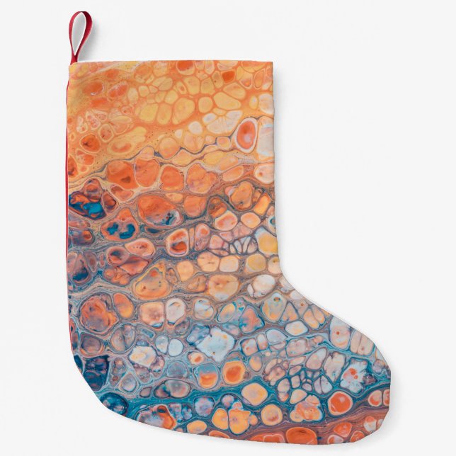 Acrylic paint small christmas stocking (Front)