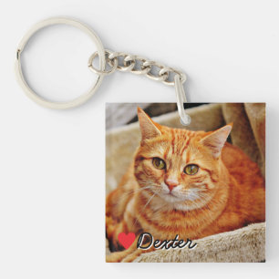 Acrylic Personalized Pet Photo Key Ring