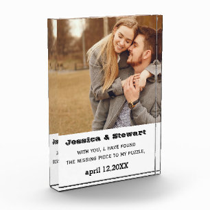 Acrylic Photo Block   Couples Gift  Relationship 