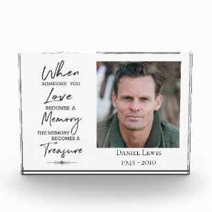 Acrylic Photo Block with Quote: When Someone You L