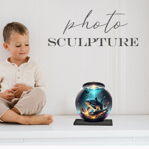 Acrylic Photo Sculpture.Turns a photo into statue! Standing Photo Sculpture