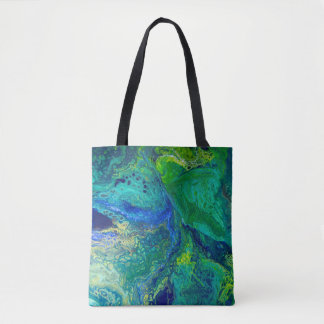 Acrylic Pour Tote bag