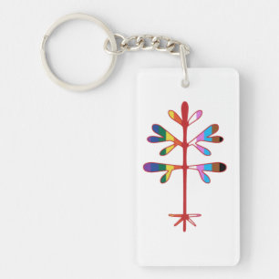 Acrylic Pride Sapling Keychain