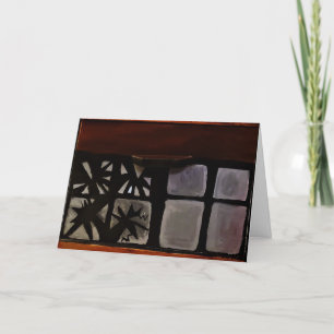 "Acrylic Shards" Get Well Card