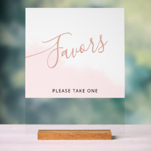 Acrylic Sign for bride shower.