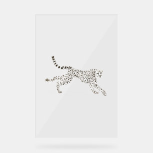 Acrylic Sign LEOPARD  DESIGN STYLE 