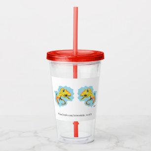 Acrylic  Tumbler : Dinosaurs 