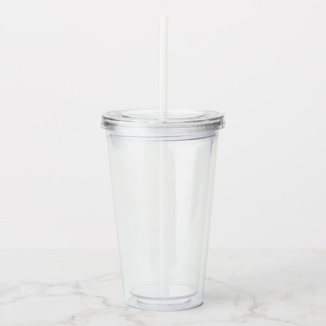 Acrylic Tumbler Double Side Logo (Front)