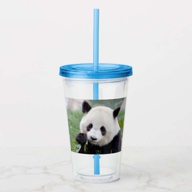 acrylic tumbler giant panda. acrylic tumbler (Front)