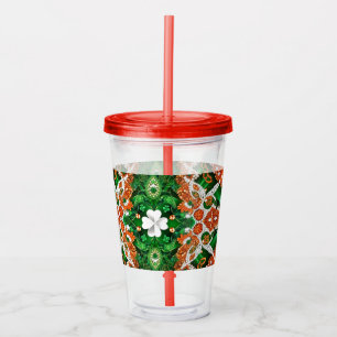 Acrylic Tumbler with Irish Colours Design