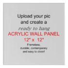 Acrylic Wall Art 12 x 12 - Add pics and text!
