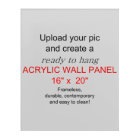 Acrylic Wall Art 16 x 20 - Add pics and text!