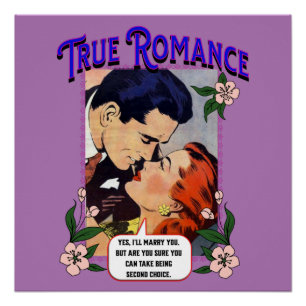 Acrylic Wall Art - True Romance - Comic Pop Art