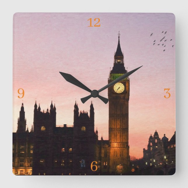 Acrylic Wall Clock (Front)