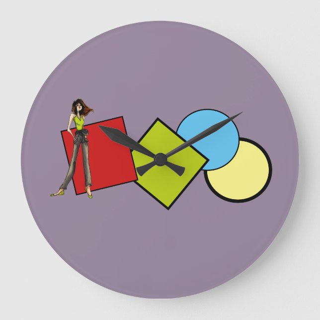 Acrylic Wall Clock for kids (Front)