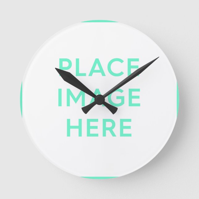 Acrylic Wall Clock, Round (Medium) Clock (Front)